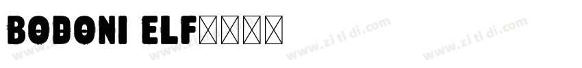 Bodoni ELF字体转换
